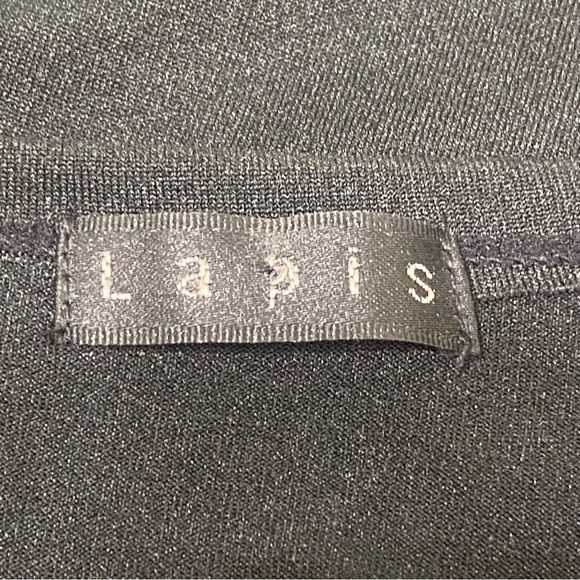 Lapis Beaded Sequin Floral Sleeveless Top Black White Party Y2K Large - Picture 5 of 8